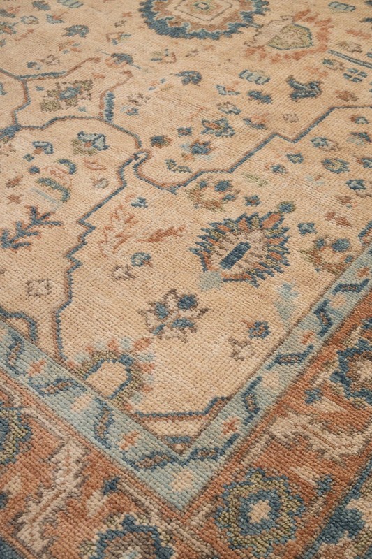 Hand Knotted Oushak Rug 4x6 5x7 6x9 7x10 8x11 9x12 10x14 12x15 Woolen Area Rugs gallery
