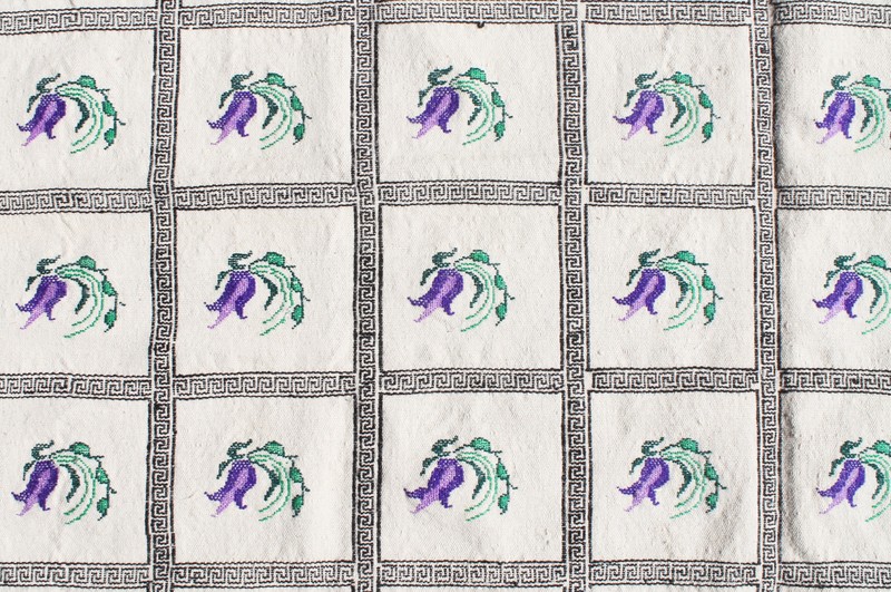 Turkish Kilim Rug 69''x95'' Hand Woven Konya Cicim Kilim 178x242cm Vintage Rug gallery