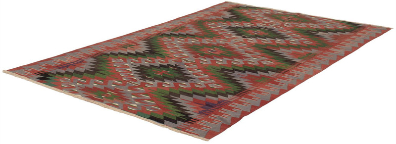 Vintage Hand Woven Area Rug 5'9" x 9'10" Traditional Wool Oriental Carpet gallery