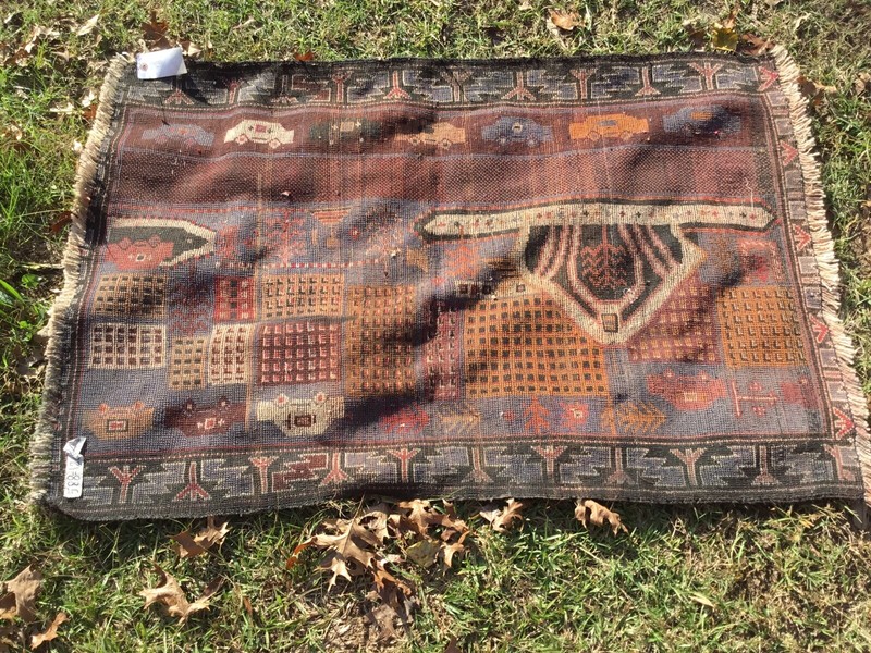 FERDOUS Persian Rug 3x4.7 Mood Carpet W/City Scene Handmade gallery