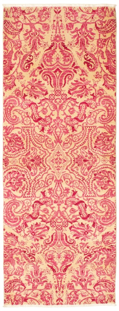 Vintage Hand-knotted Runner Rug 3'1" x 8'6" Traditional Oriental Wool Carpet