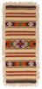 Vintage Hand Woven Area Rug 1'4" x 3'3" Traditional Wool Oriental Carpet gallery