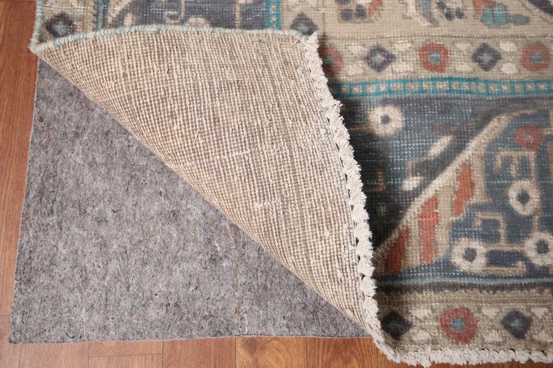 Blue Overdyed Traditional Large Rug 10x12 Handmade Wool for Living Room Dining gallery