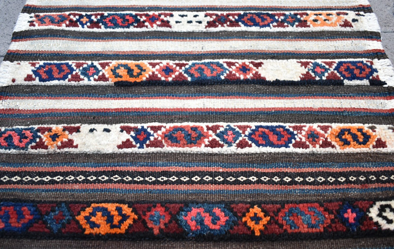 Antique Tribal Bag Face Rug 20'' x 17'' Rare Colletor's Item Wall Hangings Rug gallery