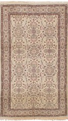 Traditional Vintage Hand-Knotted Area Rug 3’10” x 6’11” Oriental Wool Carpet