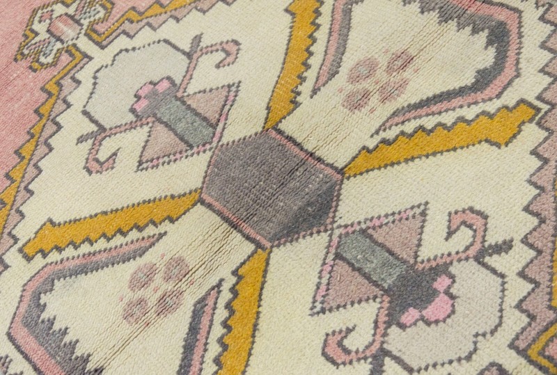 Turkish Runner,Vintage Runner,Oushak Rug,Floor Rug,Runner Rug, 2'4 X 6'3 feet gallery