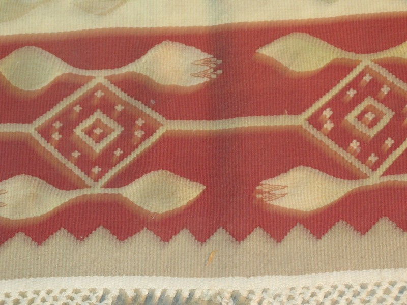 Antique European Bessarabian Wool Hand Made Kilim Rug 5'-7 x 8'-7 Moldova gallery