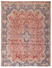 Vintage Hand-Knotted Area Rug 9'8" x 12'6" Traditional Wool Carpet gallery