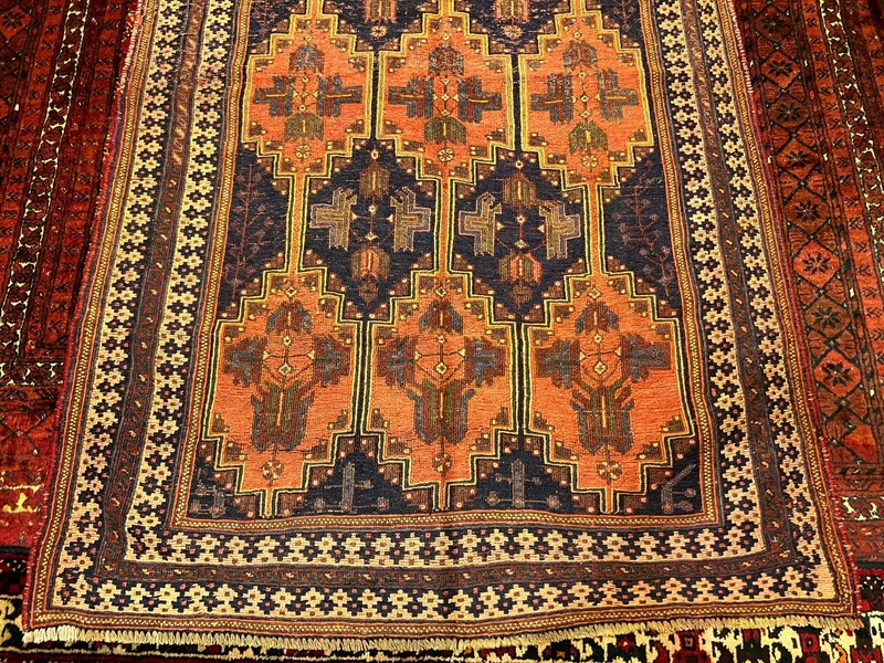 125 X 210 CM COLLECTORS' ITEM Antique Kazak Daghistani Group Fine Quality Kilim gallery