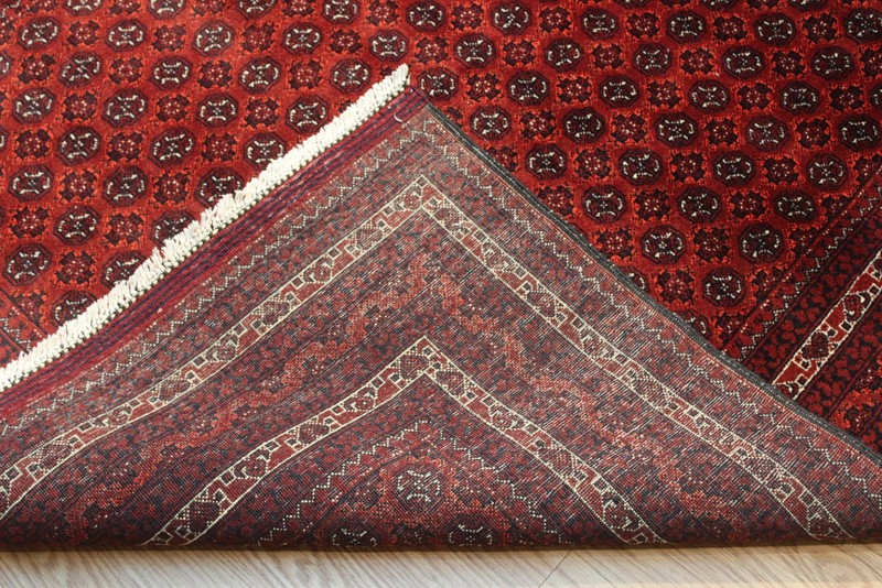 FINE QUALITY AFGHAN MOORI GUL RUG 5' X 7' Made out of Natural Wool Tribal 5x7 ft gallery