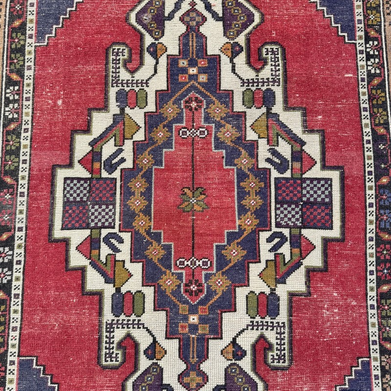 4x8 Turkish Oushak Rug, Vintage Handmade Wool Oriental Area Carpet gallery