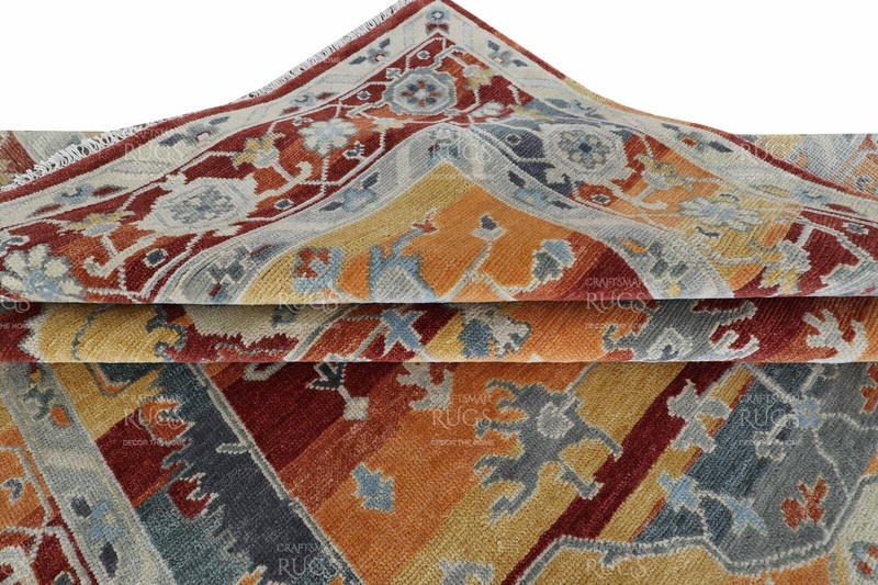 8x10 Orange Hand made Serapi Traditional Area Rugs, Oriental Floor Carpet gallery