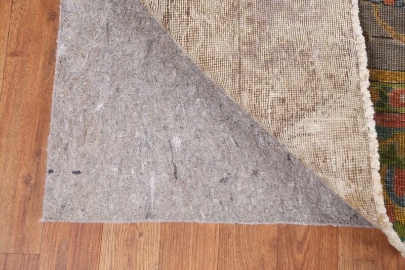 Distressed Over-Dyed Area Rug 9x12 Gray/ Green Wool Handmade Living Room Carpet gallery