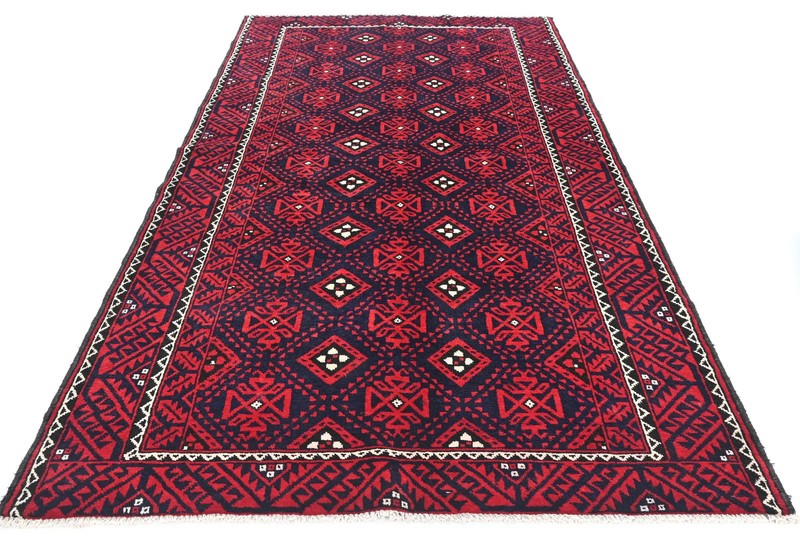 Vintage Red Handmade Tribal Design 5X10 ft Wide Runner Oriental Hallway Carpet gallery