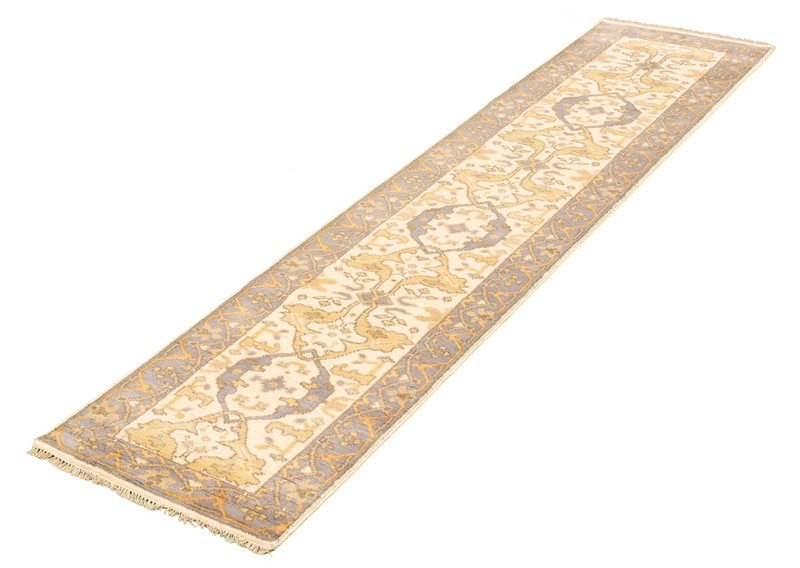 Vintage Hand-knotted Runner Rug 2'7" x 11'9" Traditional Oriental Wool Carpet gallery