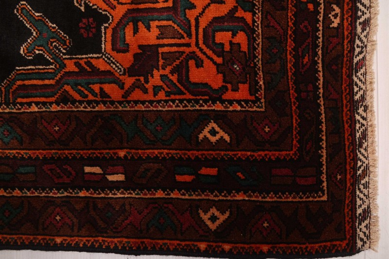 Traditional Vintage Hand-Knotted Area Rug 3'9" x 6'7" Oriental Wool Carpet gallery