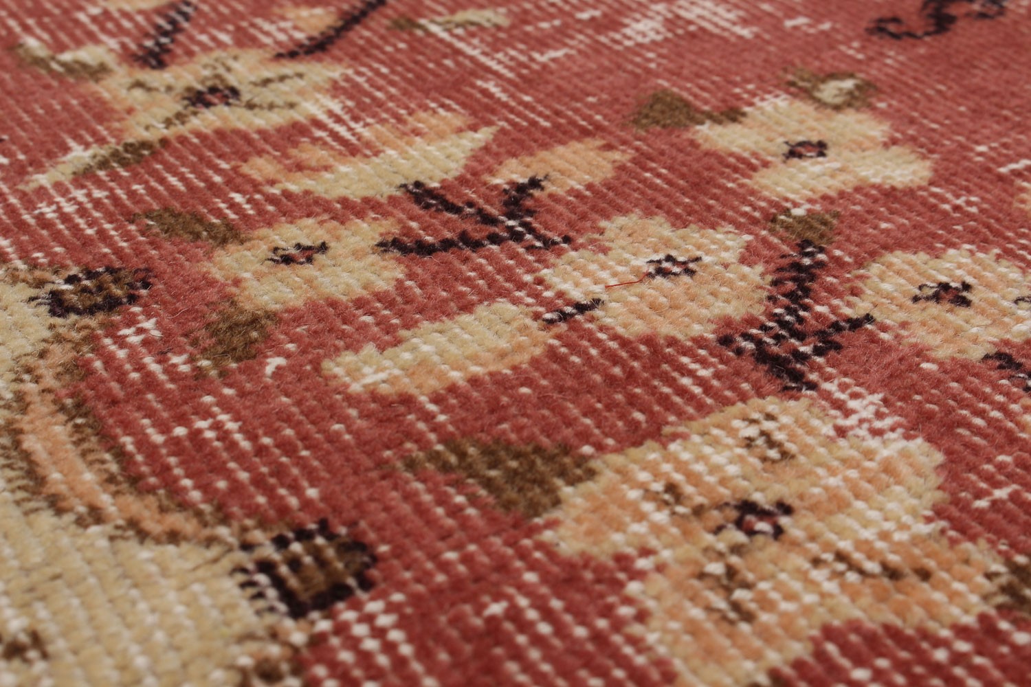 Vintage Traditional Hand-Knotted Area Rug 3'9" x 6'9" Oriental Wool Carpet gallery