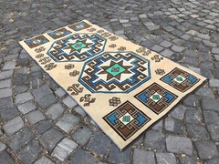 Handmade Rug Turkish Area Rug Vintage Rug Oushak Rug Antique Rug Bohemian Rug