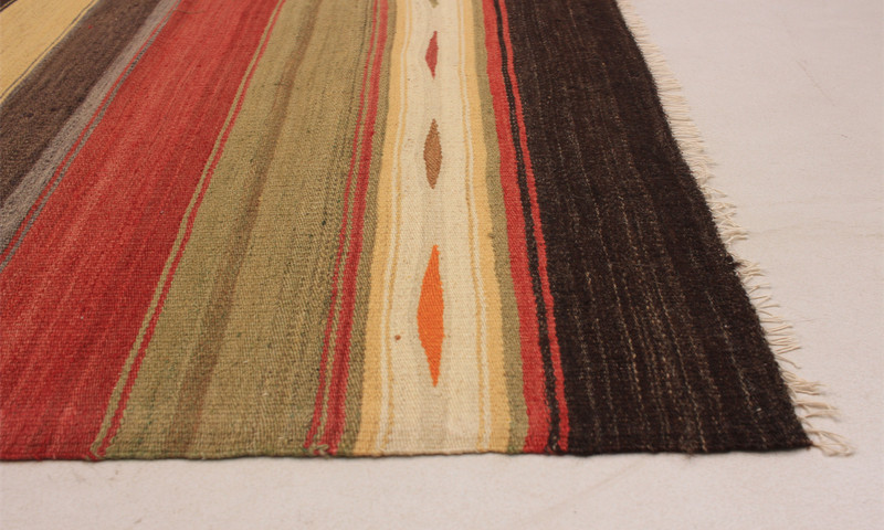 Vintage Hand Woven Area Rug 5'8" x 9'8" Traditional Wool Oriental Carpet gallery