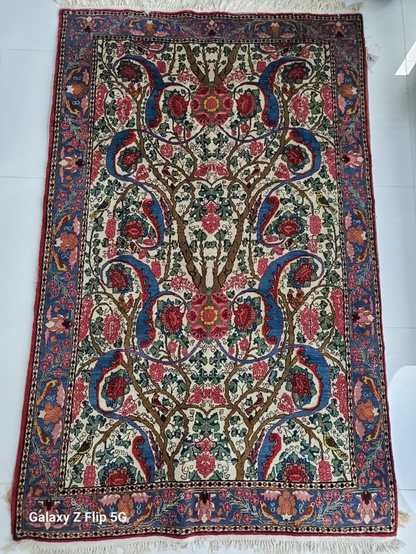 EXCEPTIONAL GENUINE ANTIQUE MIDDLE EASTERN RUG 19TH CENTURY gallery