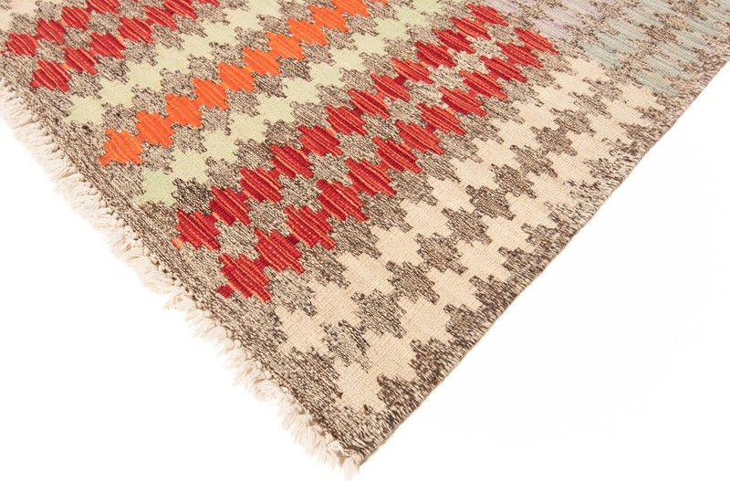 Kelim Afghan 288x84 cm Handwoven Oriental Carpet Rug Runner Kilim gallery