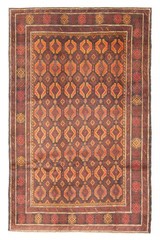 Traditional Vintage Hand-Knotted Oriental Carpet 4’0″ x 6’3″ Wool Area Rug