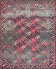 Antique Erssary Turkman Carpet, AS IS 6'9" 8'8" c-1890's #17469 gallery