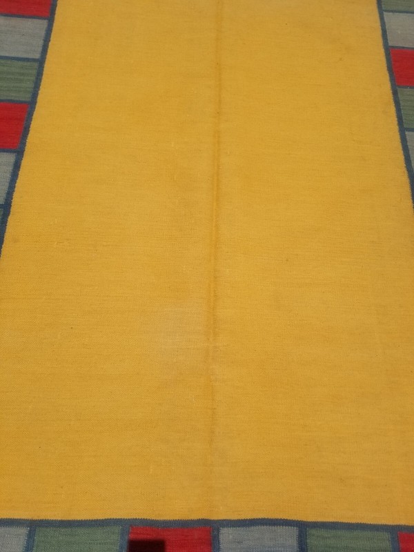 Vintage Traditional Handmade Beautiful Gabbeh Kilim Floor Rug Carpet 230x161 cm gallery