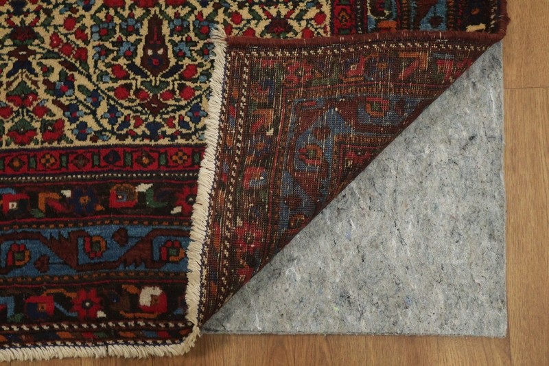 Historic 5x6 Handwoven Wool Rug in Traditional Floral Design and Rich Earth-Tone gallery