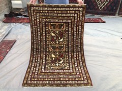 2’11×4’6 ft Vintage Afghan Baluchi Rug Rare Hand Knotted Tribal Wool Area Rug