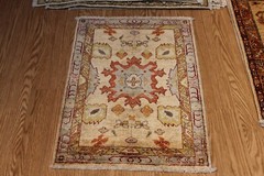 2′ x 3′ Handmade Heris Design made out of natural wool natural dyes throw rug