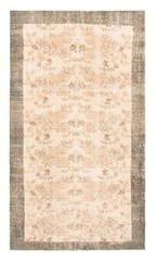 Vintage Traditional Hand-Knotted Area Rug 3’7″ x 6’9″ Oriental Wool Carpet
