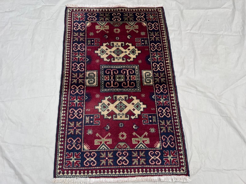 COLLECTORS' ITEM Antique Natural Vegetable Dye Caucasian Shirvan Carpet gallery
