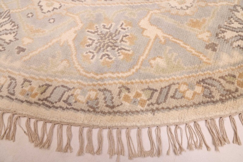 Vintage Hand-Knotted Area Rug 8'0" x 8'0" Traditional Oriental Wool Carpet gallery