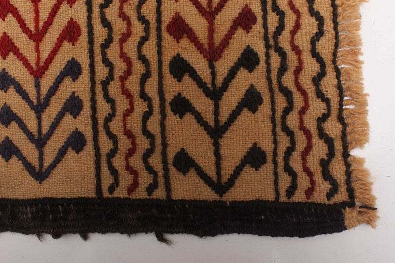 Vintage Hand Woven Area Rug 4'1" x 6'1" Traditional Wool Oriental Carpet gallery