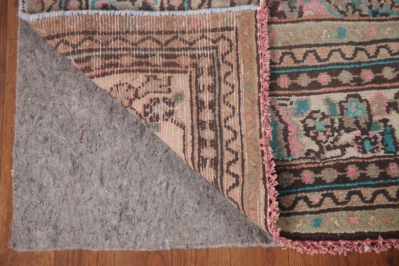 Vintage Wool Handmade Area Rug 7x10 Traditional Muted Rust Living Room Carpet gallery