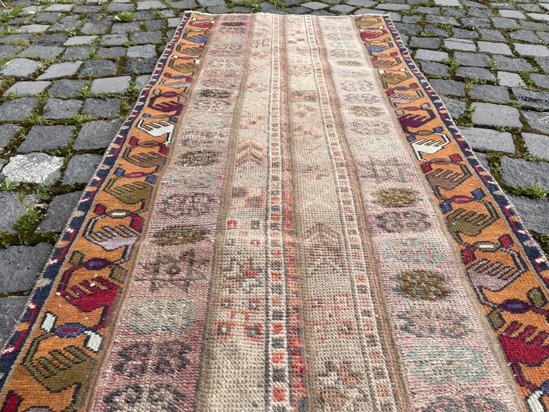 Home Decor Rug, Turkish Vintage Rug, Boho Decor Rug, 2,4 x 4,6 ft gallery