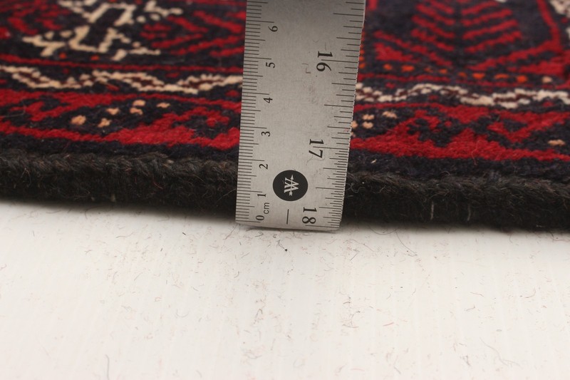 Vintage Geometric Area Rug 3'7" x 6'7" Traditional Hand-Knotted Wool Carpet gallery
