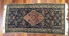 Antique Tribal Afshari Bakhtiari NW Persian Oriental Rug Carpet 58”x31” Estate