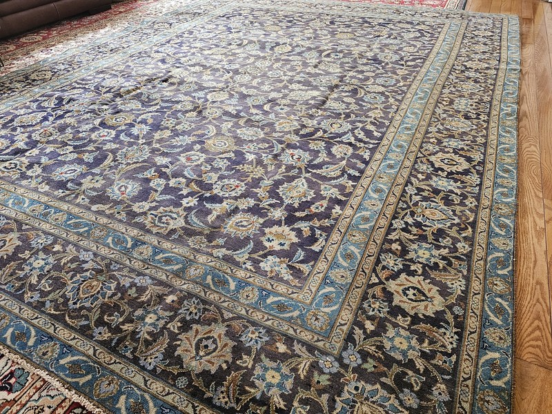 9.7 x 12.4 VINTAGE FINE USHAK RUG CAUCASIAN ANTIQUE SERAPI HERIZ KAZAK gallery
