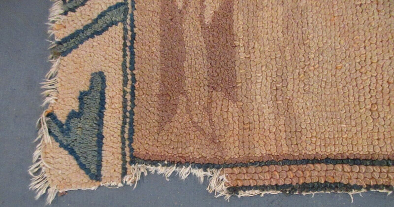 V RARE MAINE SABATOS ANTIQUE AMERICAN HOOKED RUG MARION VOLK HEWNOAKS CIRCA 1905 gallery