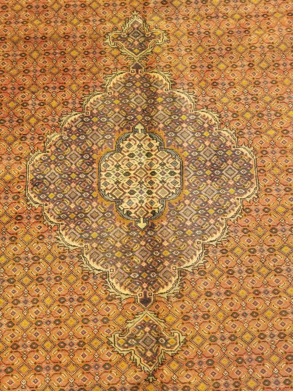 Vintage Distressed Hand Made Traditional Oriental Wool Multicolor Rug 288x194cm gallery
