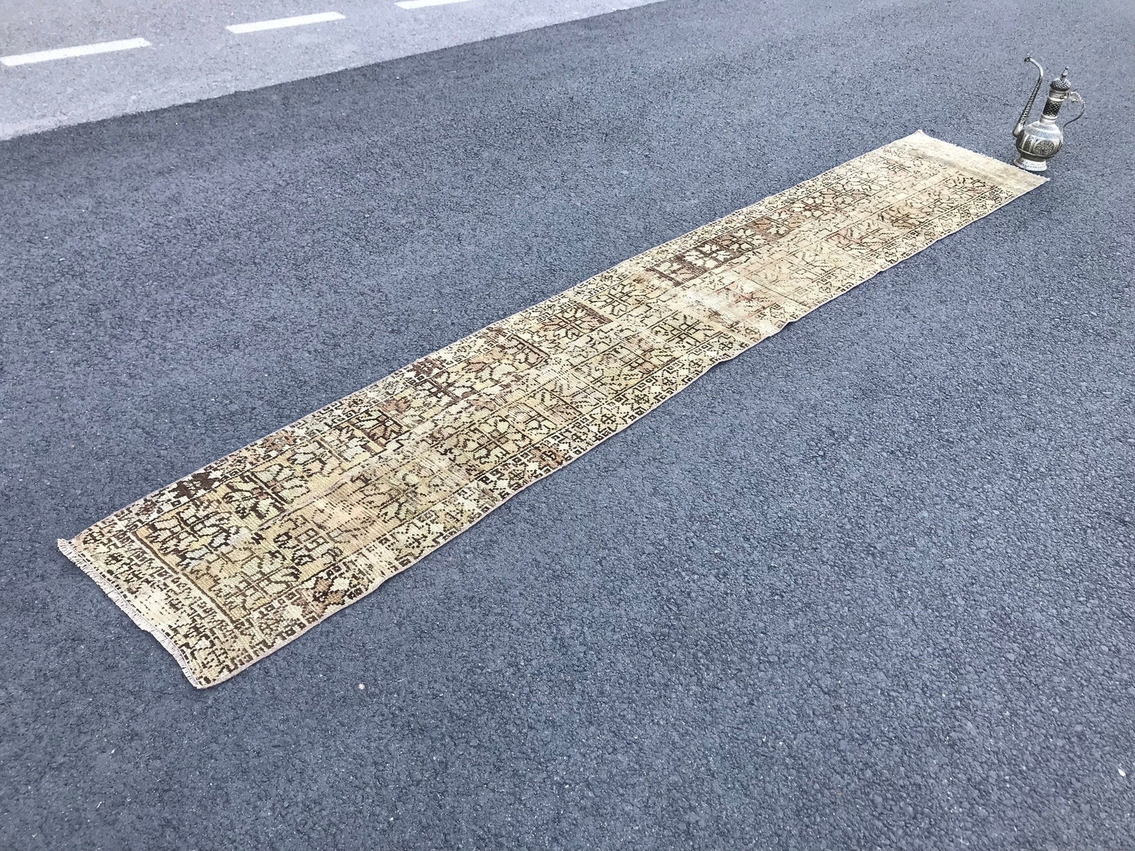 Large Runner Rug , Runner Entry Rug , Wool Runner Rug , Handmade Runner Rug , Vi gallery