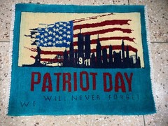 Authentic 1.6ft Afghan War Rug – Hand-Knotted Wool – 2024 Map & Military Folk Ar
