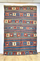 WONDEFUL RARE ANTIQUE SHIRVAN KILIM. 1880’S ALL NATURAL COLOUR ***WWS***