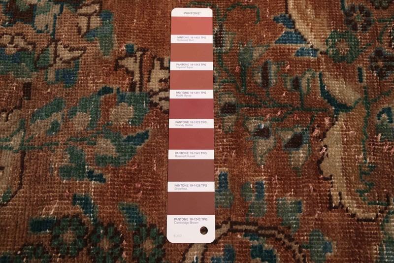 Vintage 9'6" x 12'2" Traditional Hand Knotted Vegetable Dye Wool Area Rug gallery
