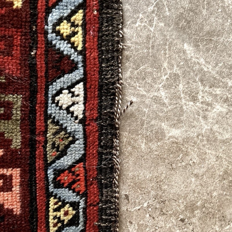Antique Caucasian Shirvan Runner Rug 3’8” x 8’10” ft • circa 1850-1890 gallery