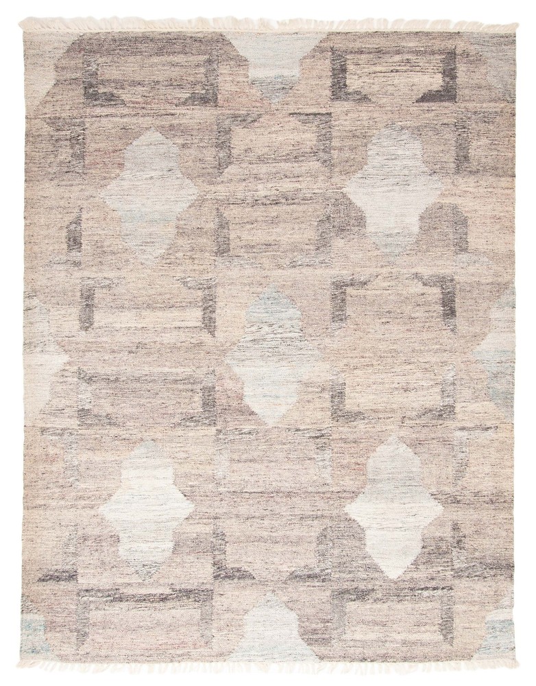 Vintage Hand Woven Area Rug 5'6" x 7'3" Traditional Wool Oriental Carpet