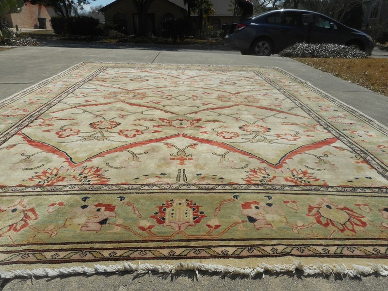 Semi-Antique Anatolian Arts & Crafts Oriental Rug, C. 1970, 8'8" X 11'7" gallery