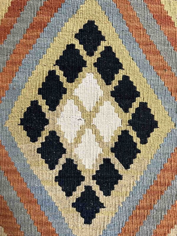 Vintage Kilim Traditional Hand Made Oriental Wool Kilim 5ftx3.2ft 144cmx100cm gallery